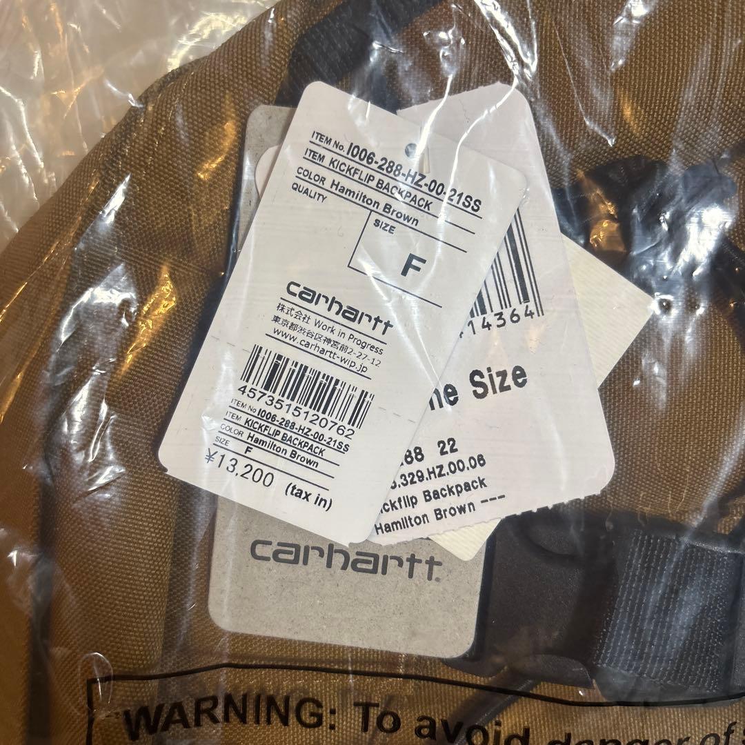 値下げ‼️Carhartt カーハートリュック　ブラウン