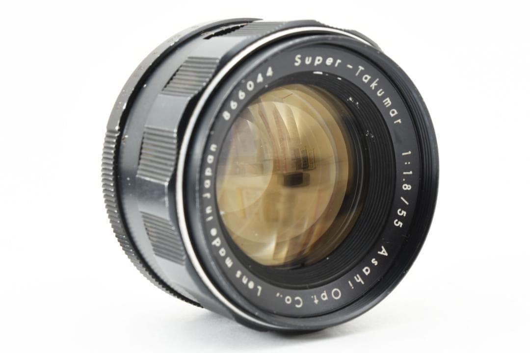 ☆前期型☆ Super Takumar 55mm F1.8 フード付 F0117