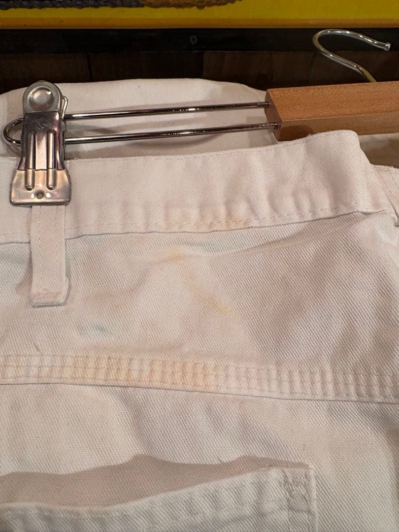 Dickies ホワイトペインターパンツワークパンツ汚れ有り