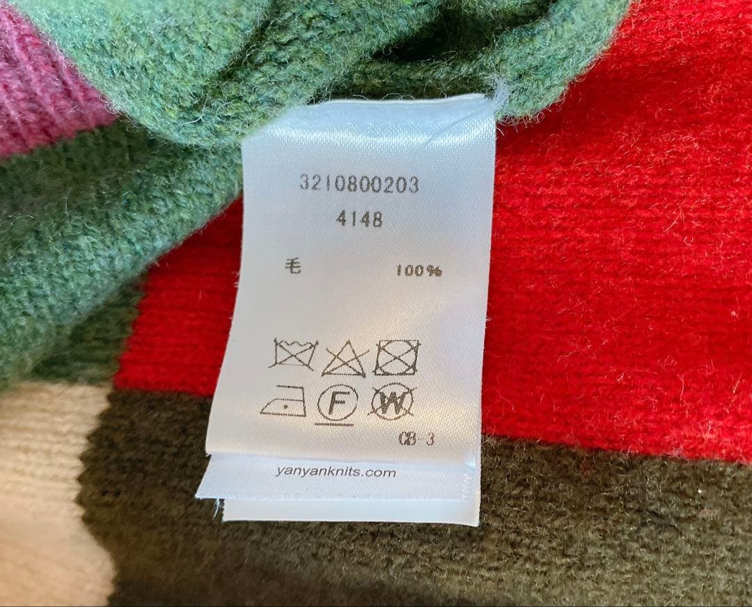 YanYan(ヤンヤン) マルチカラーニットベスト