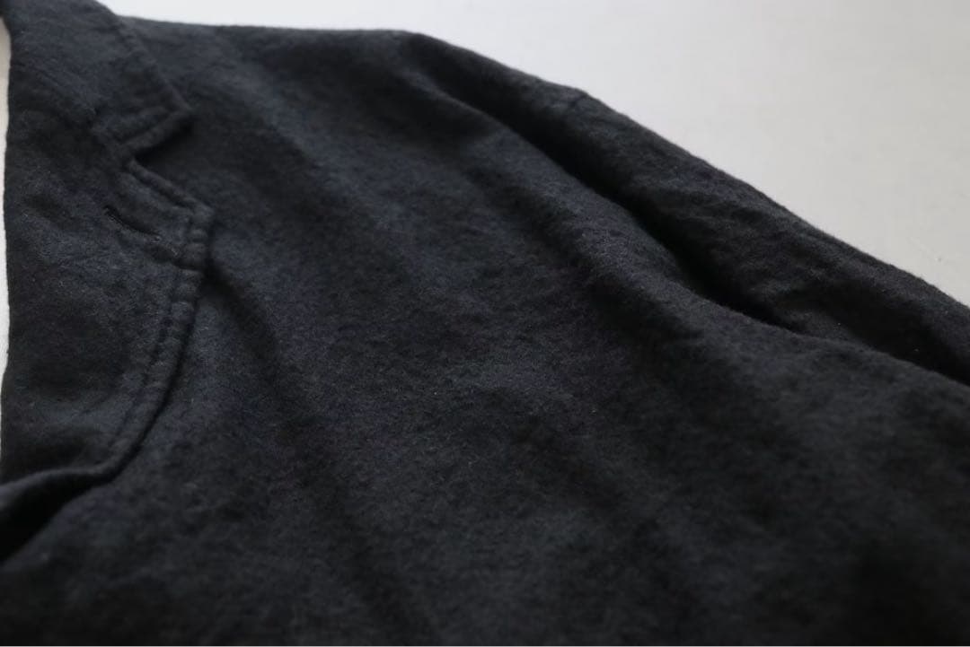 コム デ ギャルソン・オム 25AW ウールサージ製品縮絨ジャケット タグ付き