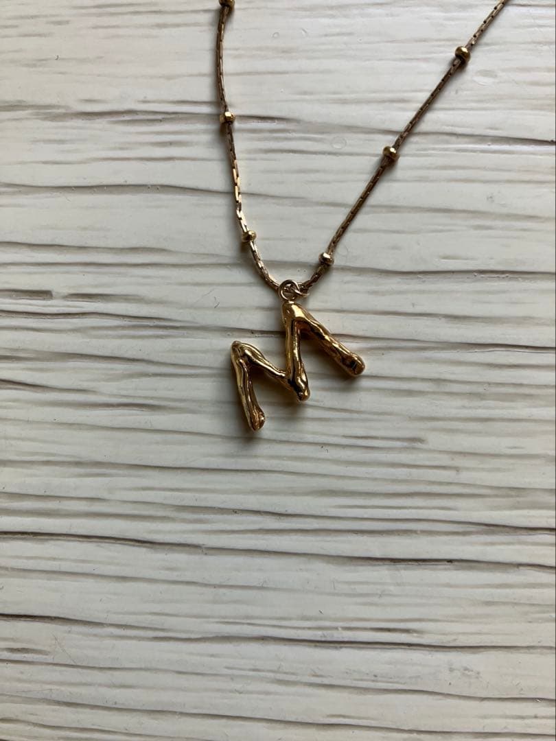 gagan AtoZ ネックレス　18KGP