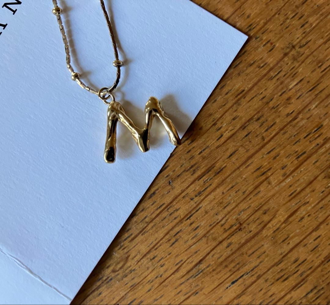 gagan AtoZ ネックレス　18KGP