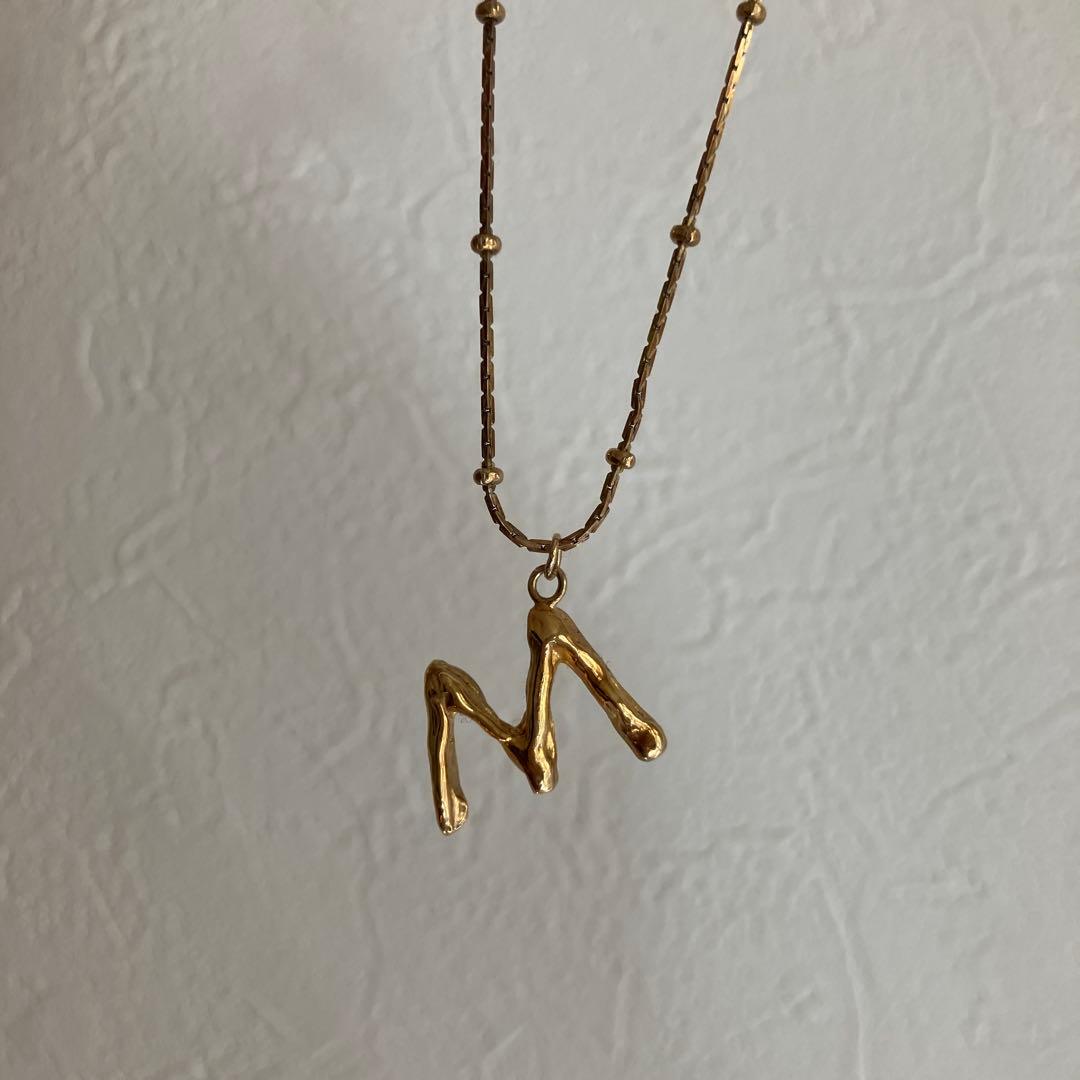 gagan AtoZ ネックレス　18KGP