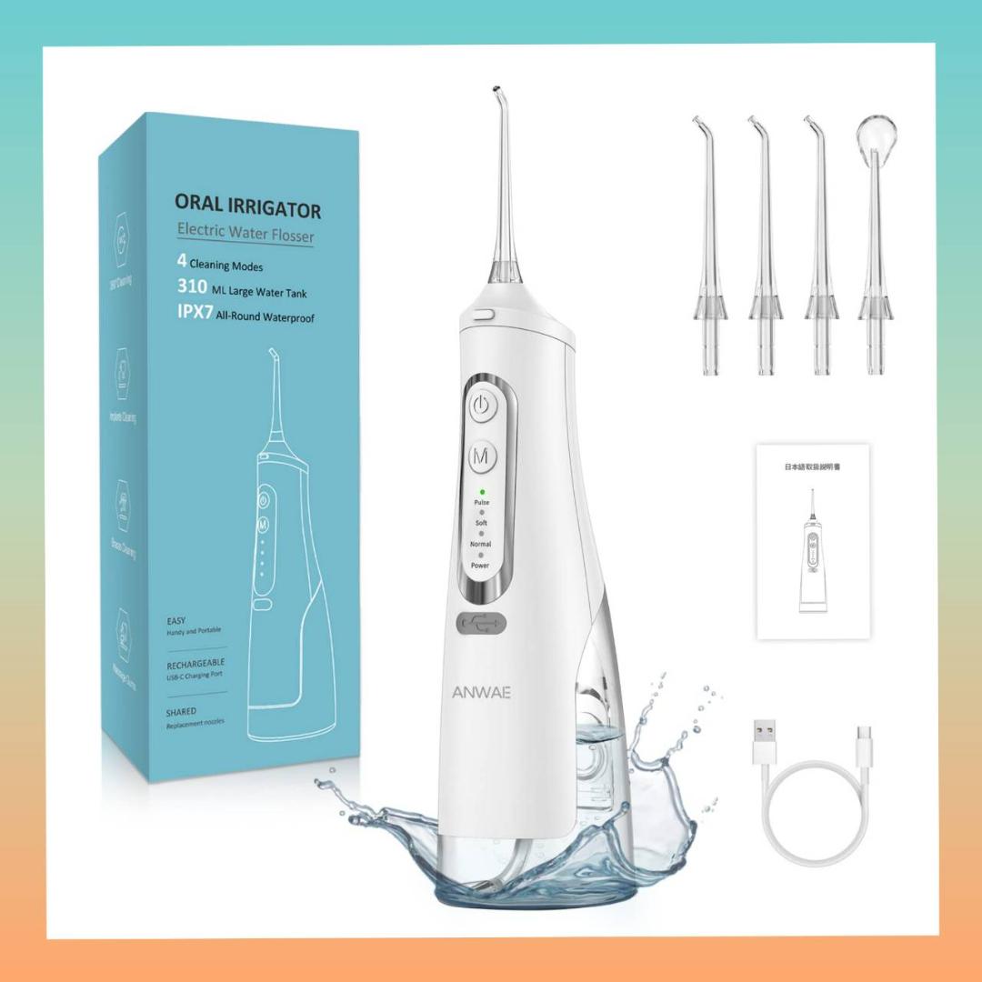 ４本 ジェットウォッシャー 口腔洗浄器 4種類の水流