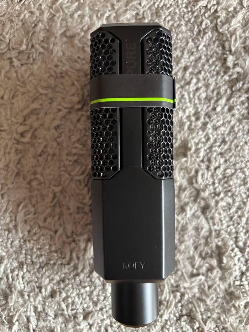 コンデンサーマイク フロントマーク付き