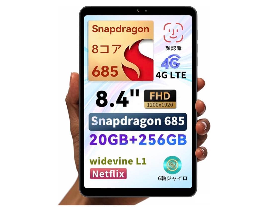 BNCF Bpad Mini 8.4インチ タブレット 8+12GB 256GB