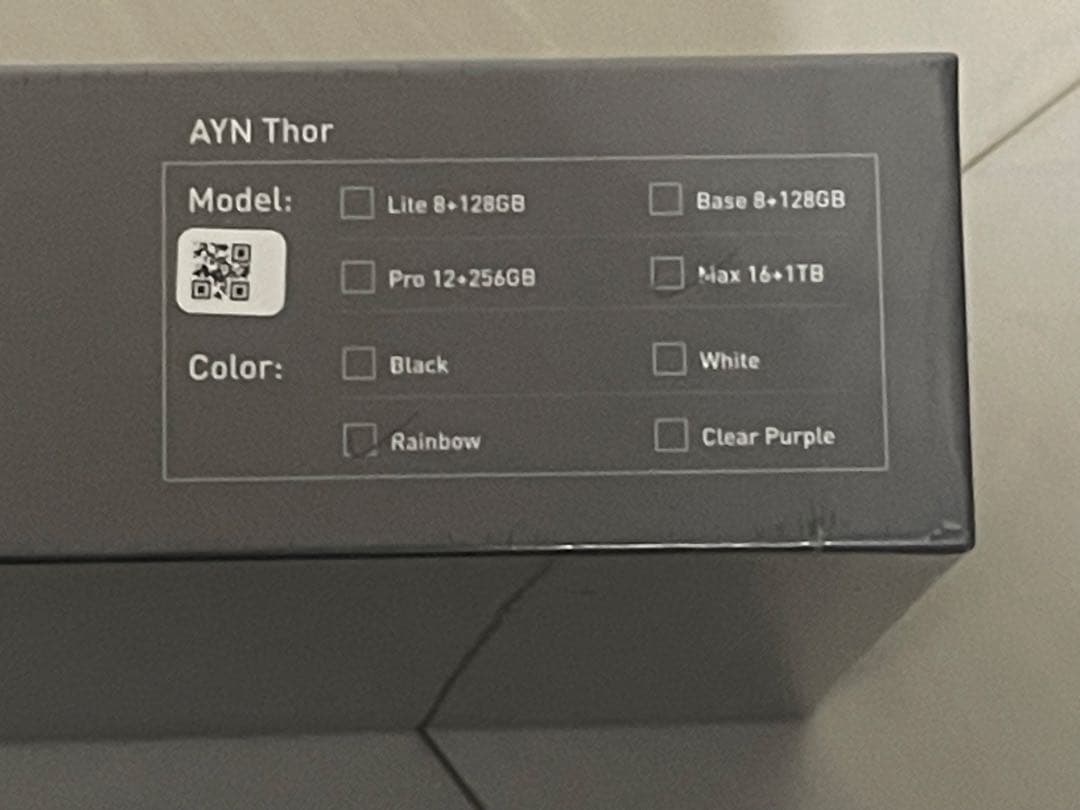 その他 AYN Thor MAX 16GB/1TB Rainbow
