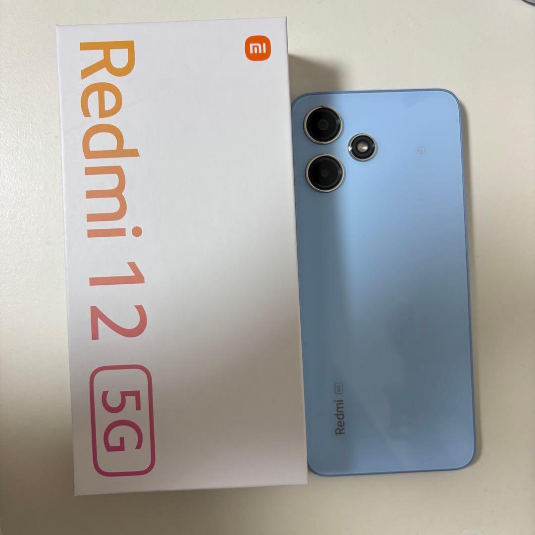 Xiaomi Redmi 12 5G ライトブルー 本体　スマートフォン