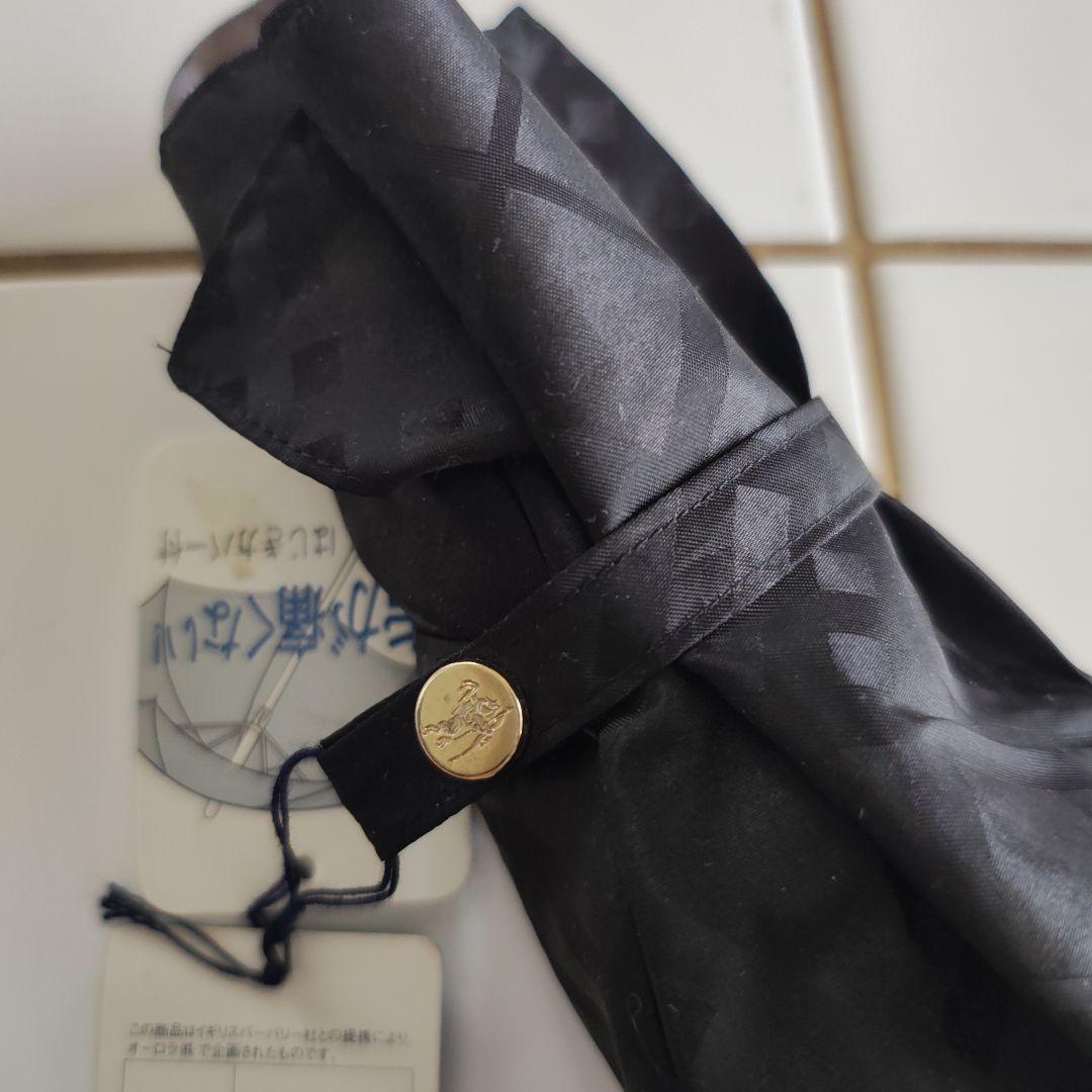 BURBERRY 折りたたみ傘 ブラック 55センチ