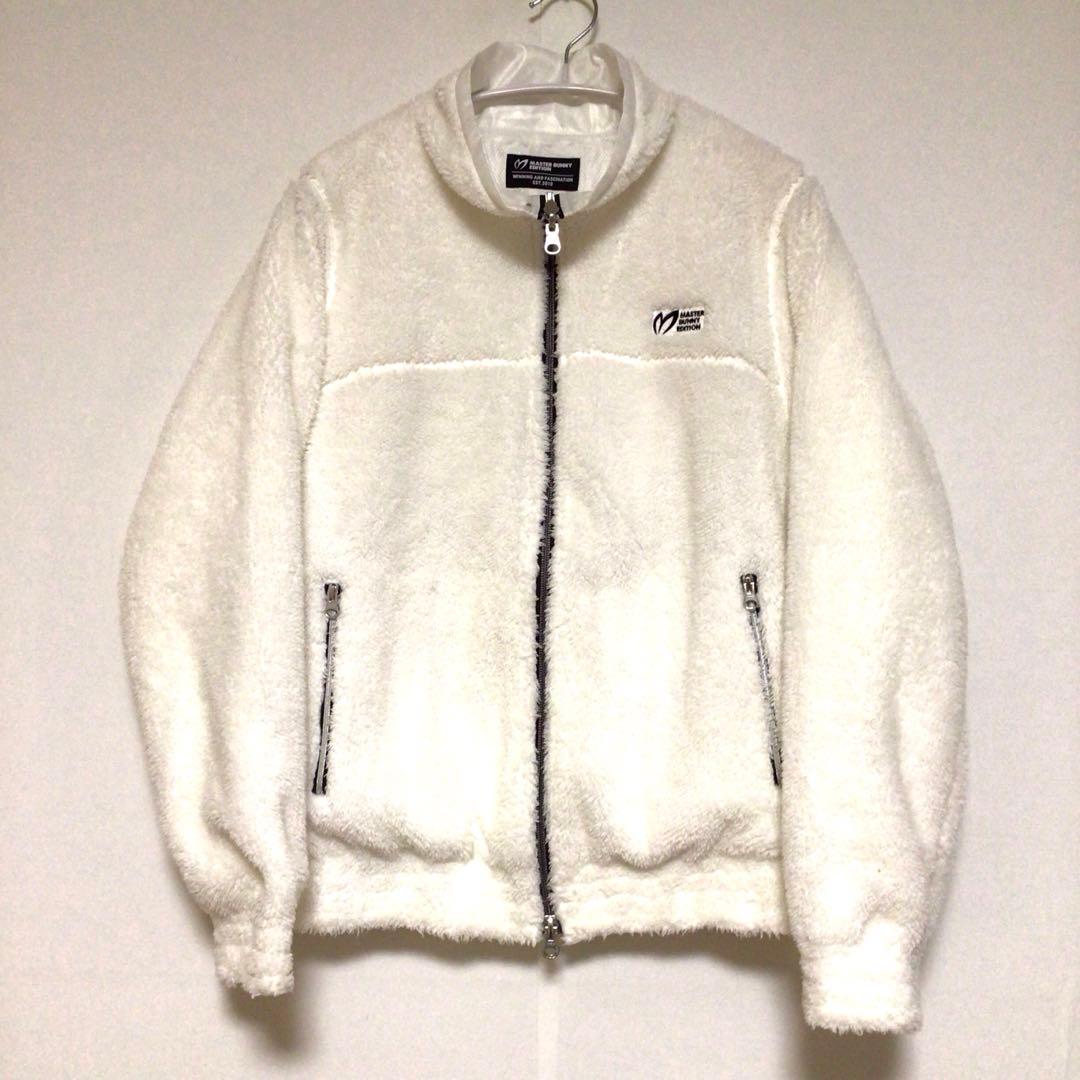 マスターバニーエディション リバーシブル ボアジャケット 白 1