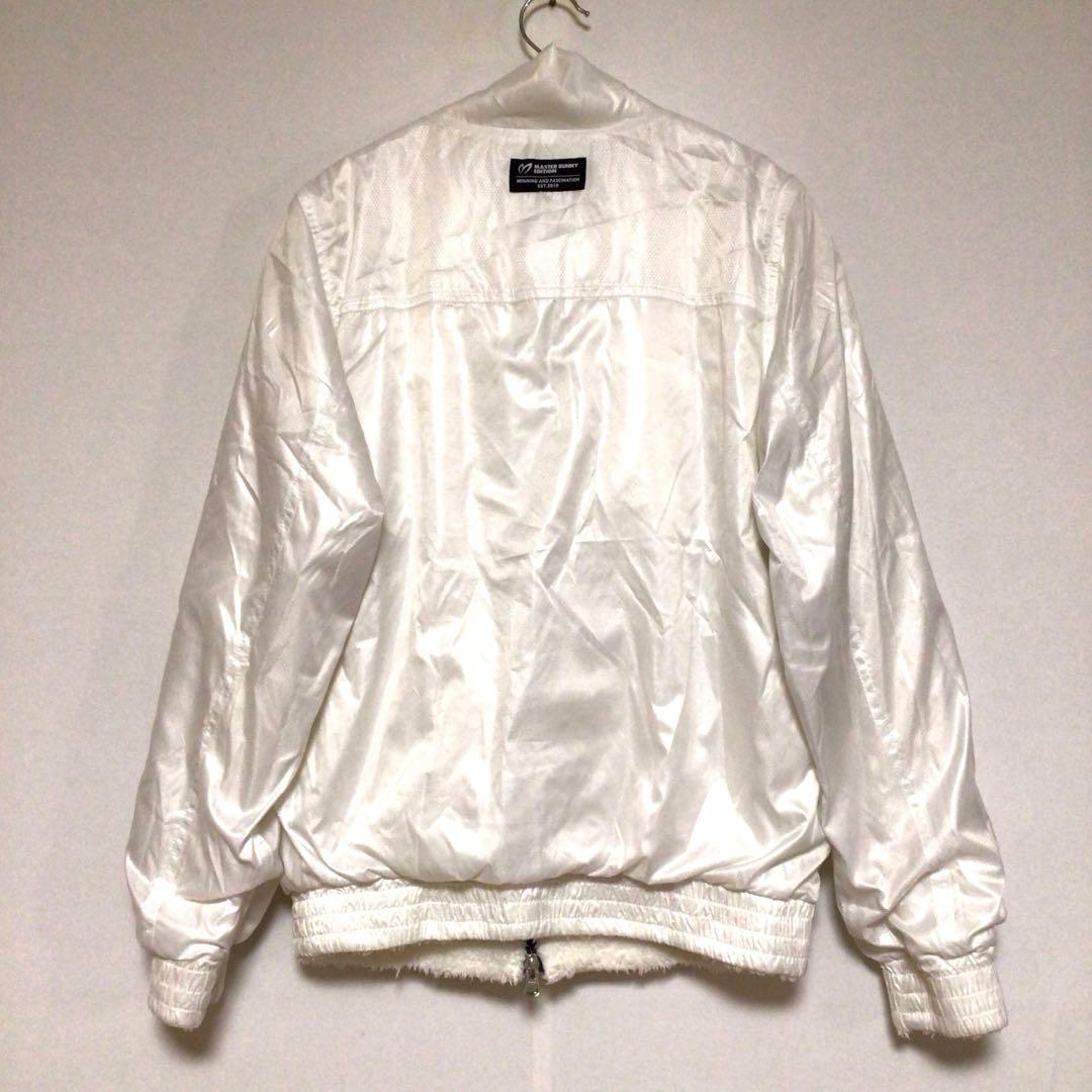 マスターバニーエディション リバーシブル ボアジャケット 白 1