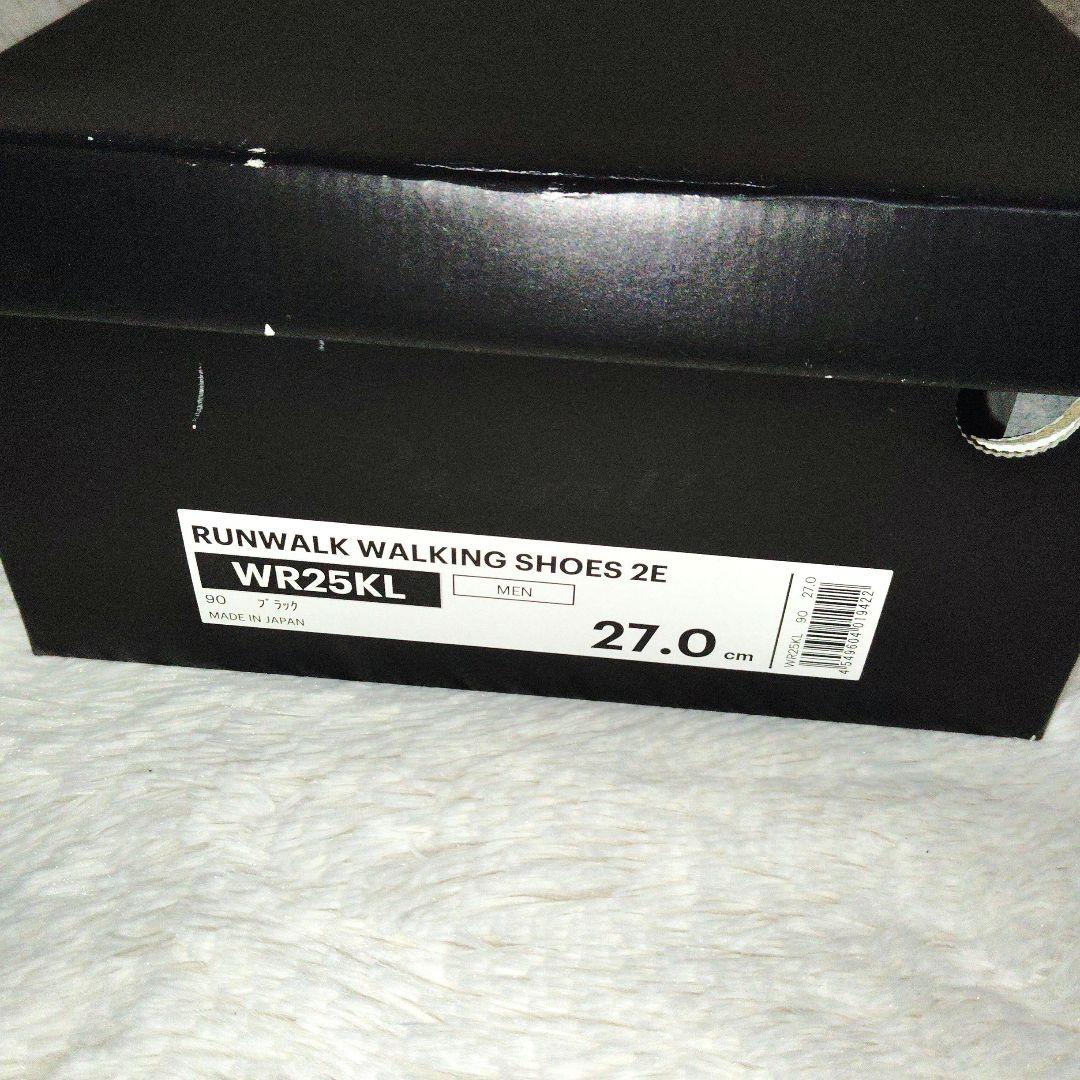 【試し履きのみ】ASICS　RUNWALK　アシックスランウォーク　黒　27.0