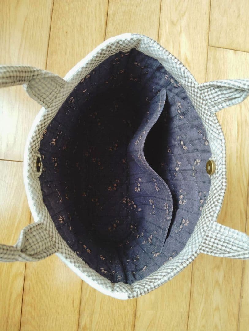 「風見鶏の見える街。」トートバッグ ハンドメイド テシゴト雑貨