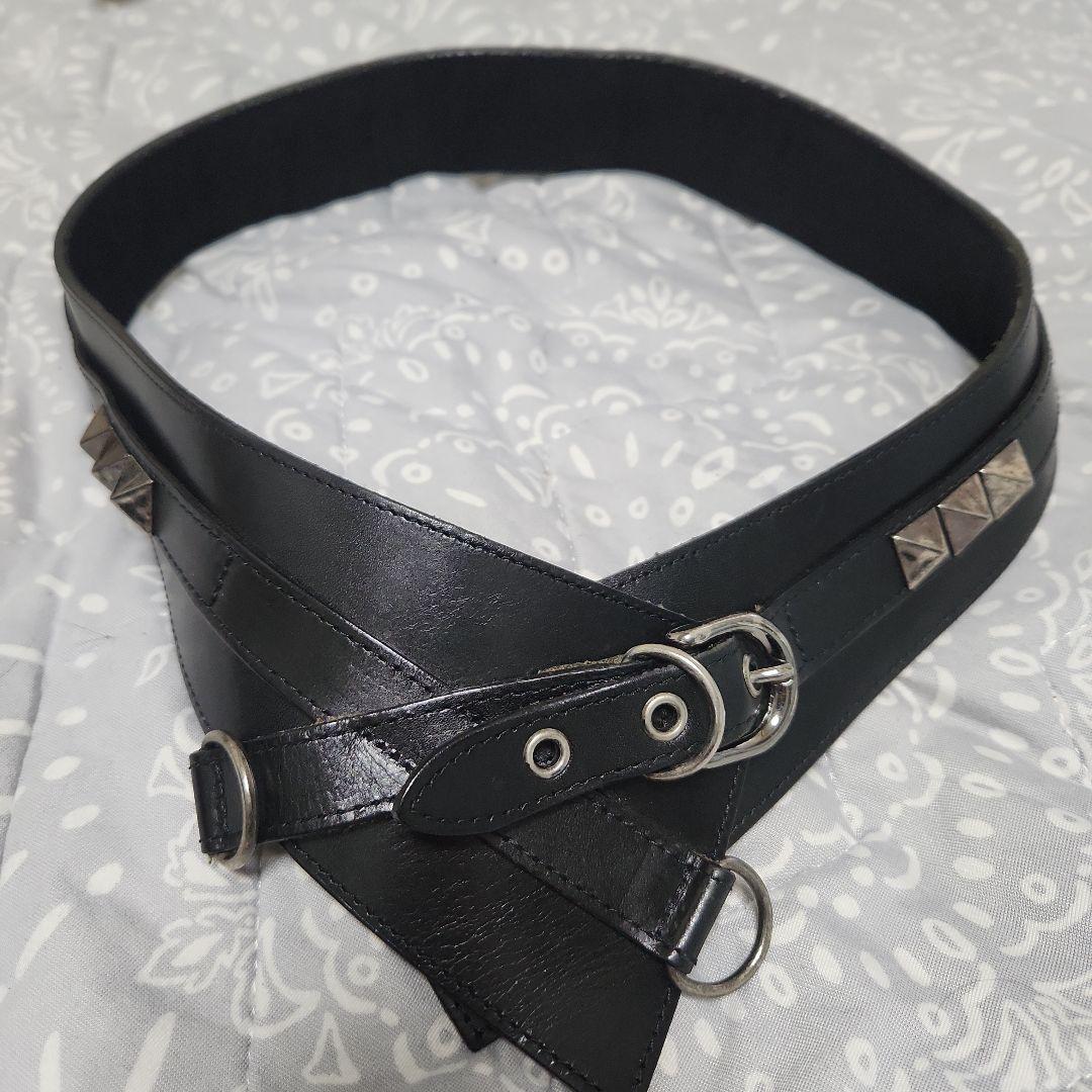 alice auaa スタッズレザーオーバーベルト