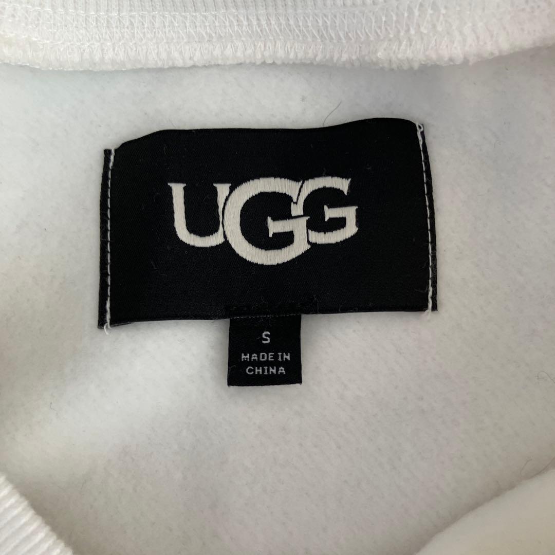 未使用UGG ホワイト スウェット トレーナー S