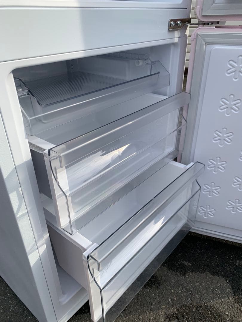 関東限 条件で無料配 22年 ピンク 冷蔵庫 ピンク冷蔵庫 ピンク家電 家電