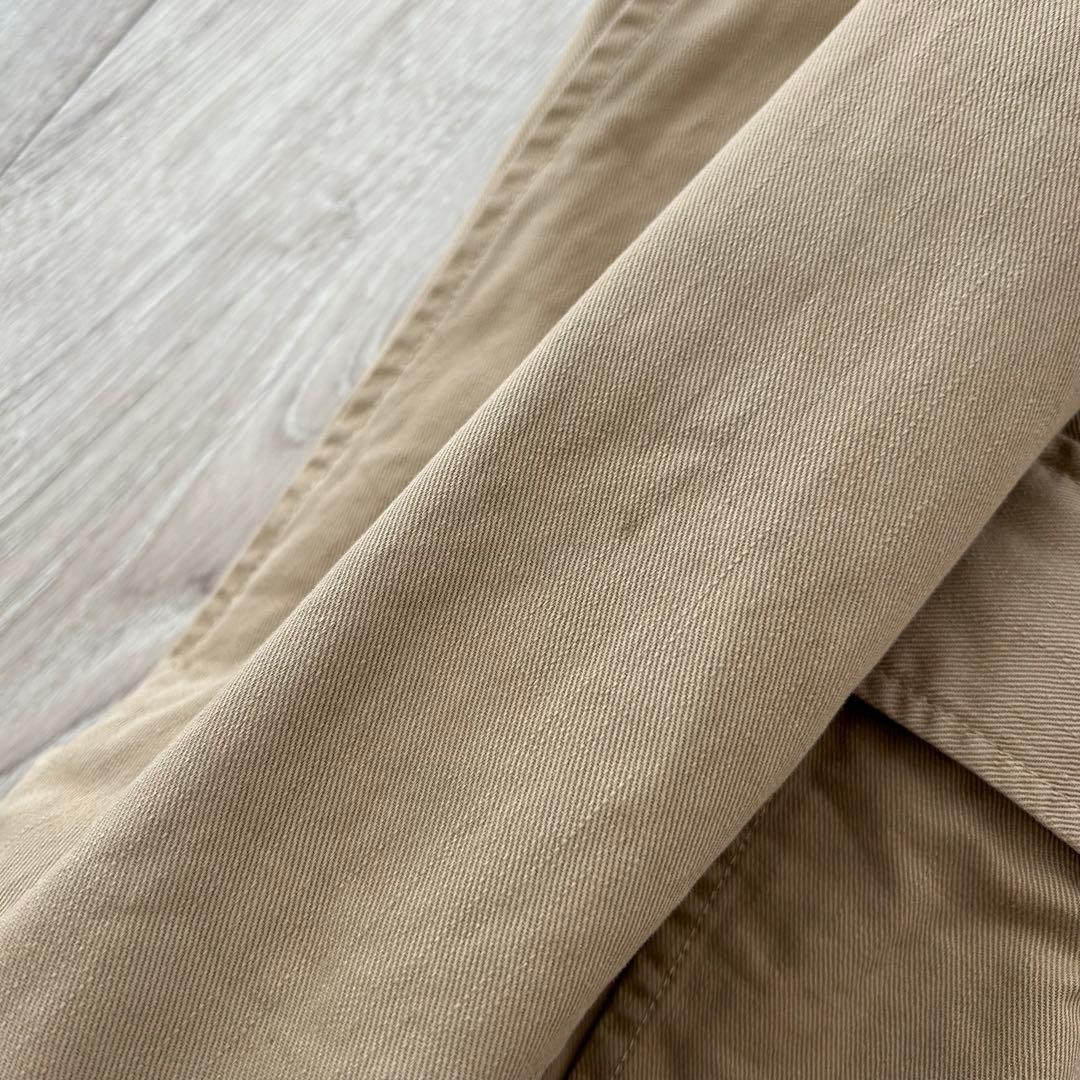 45RPM コットン テーラードジャケット カバーオール ベージュ 4 裏地カモ