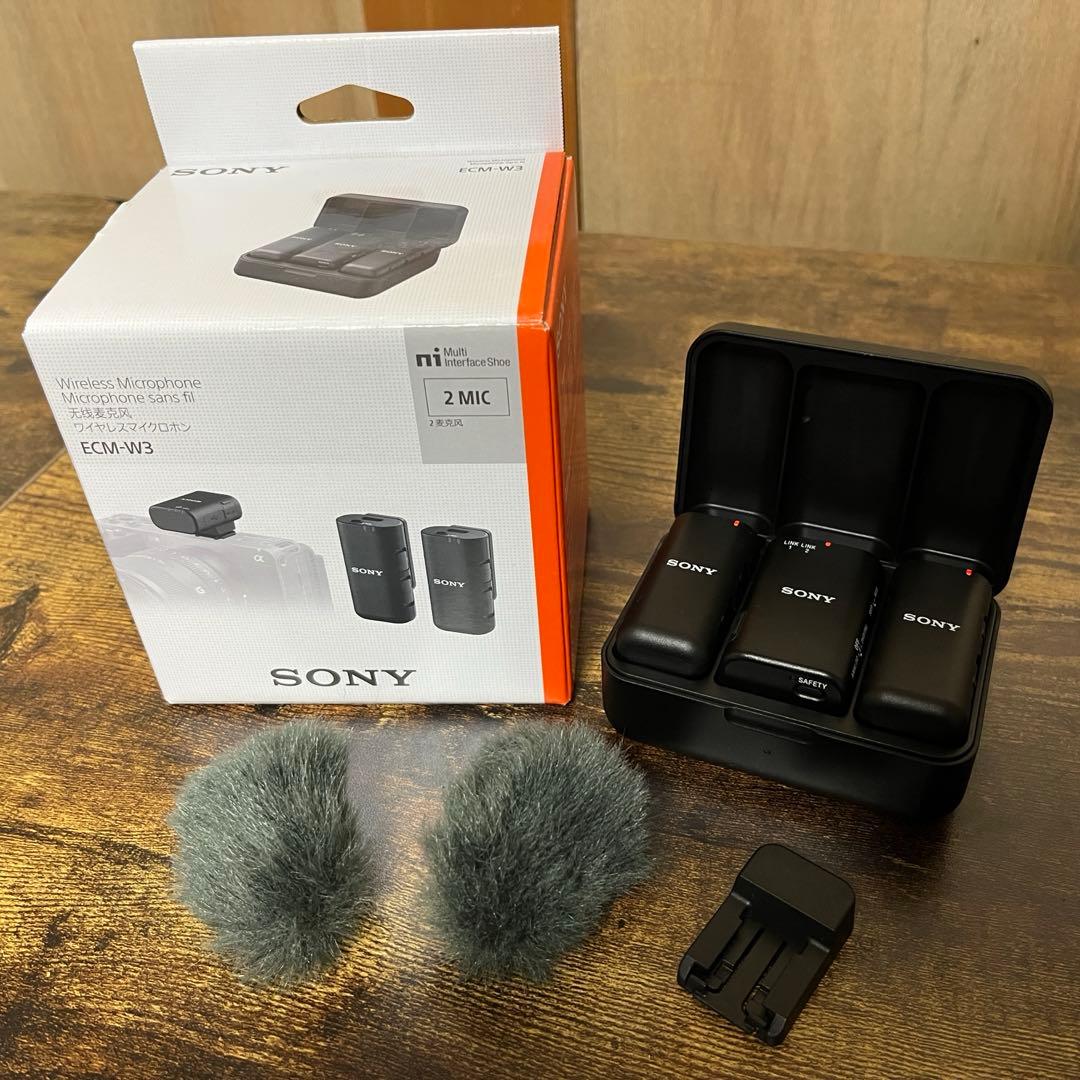 【値下げ中】SONYカメラ用ワイヤレスマイクECM-W3