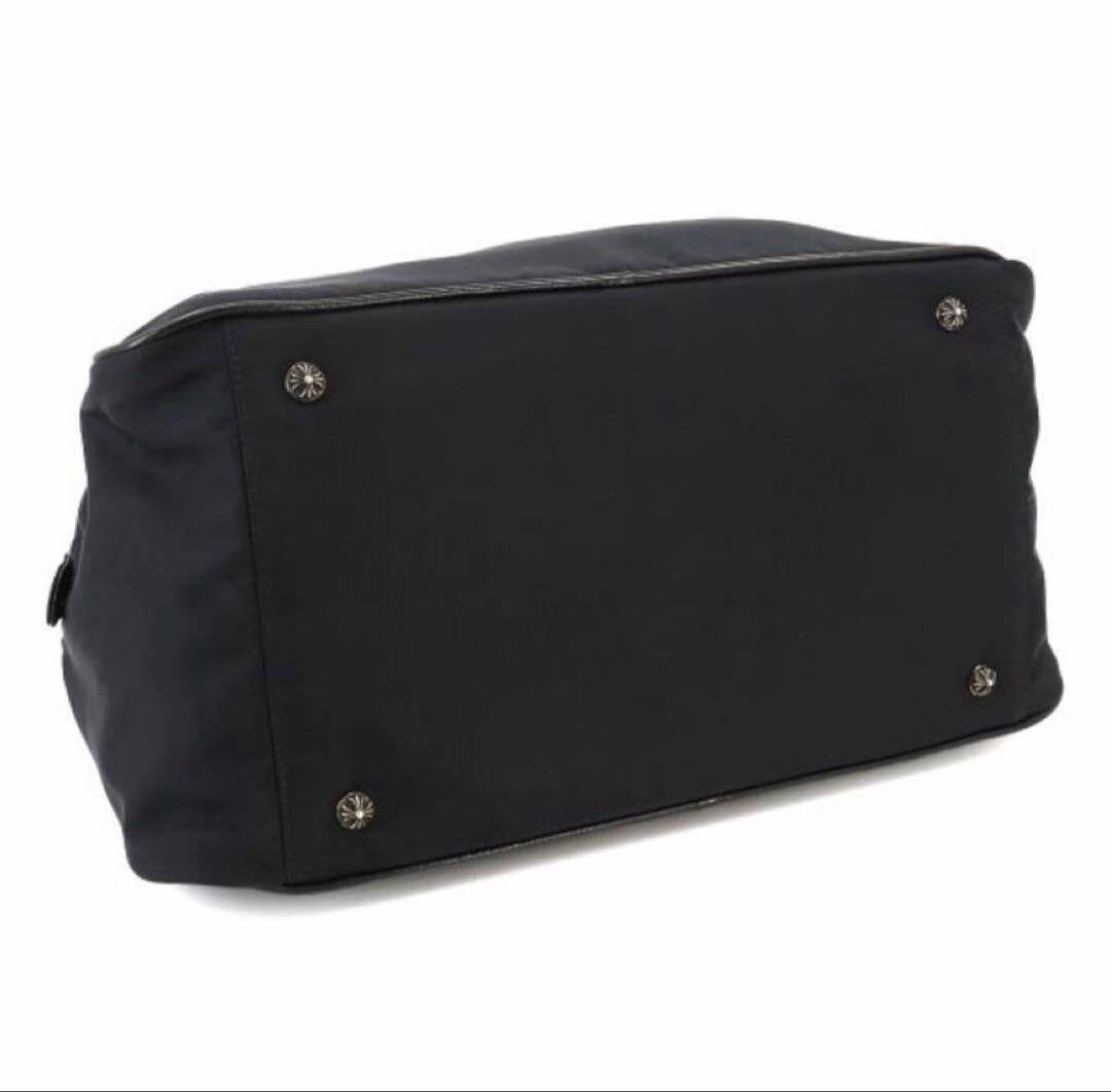 ひ*。様 CHROME HEARTSバッグセメタリークロスナイロンレザーブラック