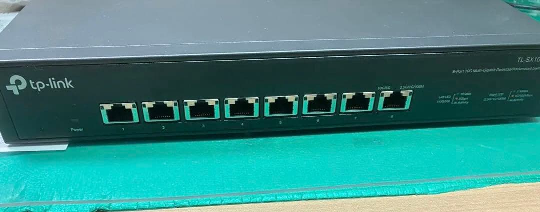 TP-Link 10G 8ポート スイッチングハブ TL-SX1008