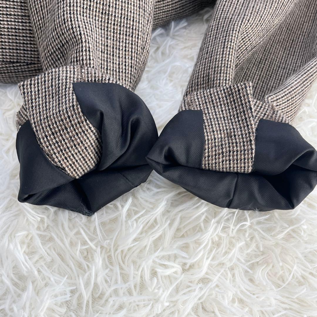 ミラ オーウェン　チェック金釦ダブルブレストブレザー　今季25年