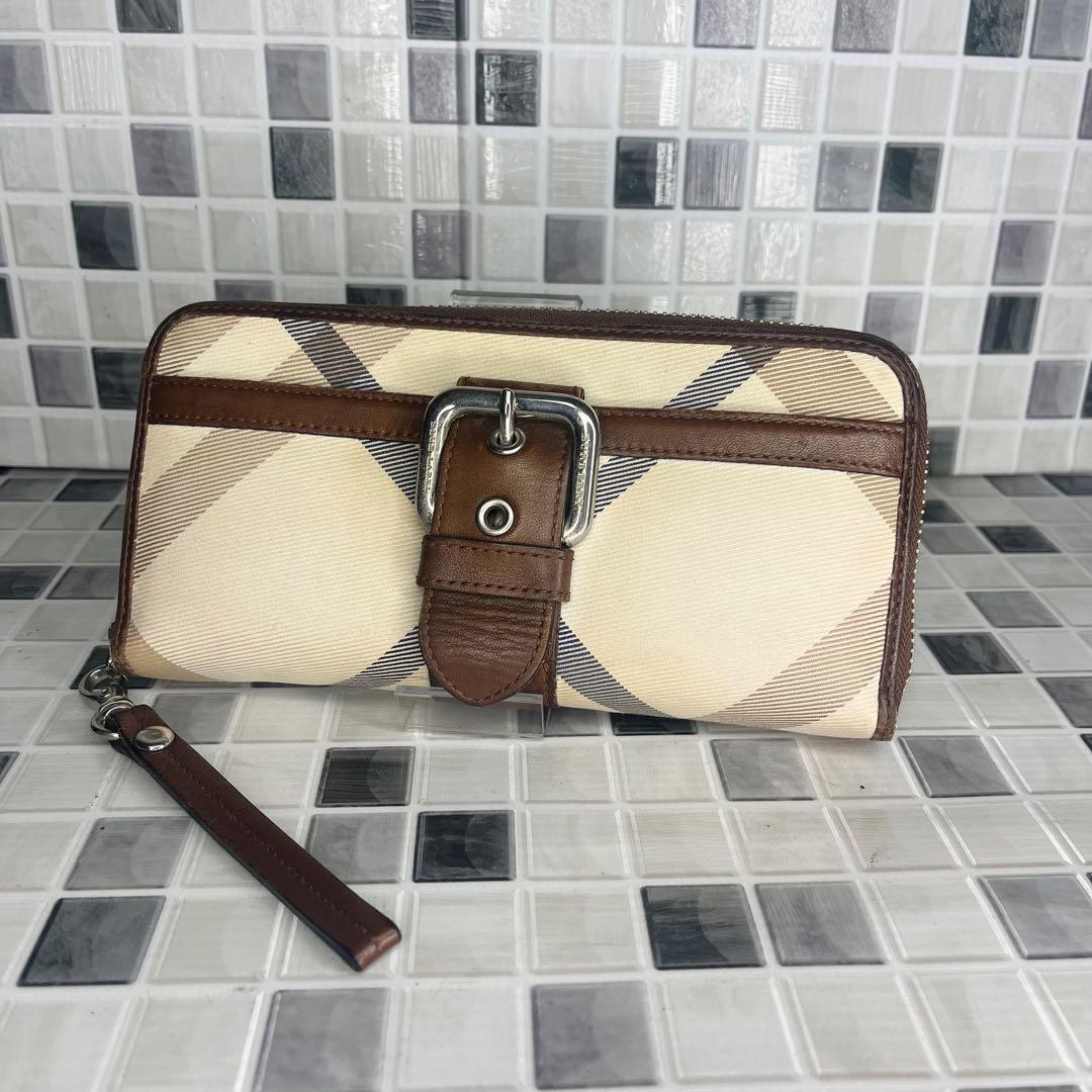 Burberry バーバリー 長財布 ラウンドファスナー