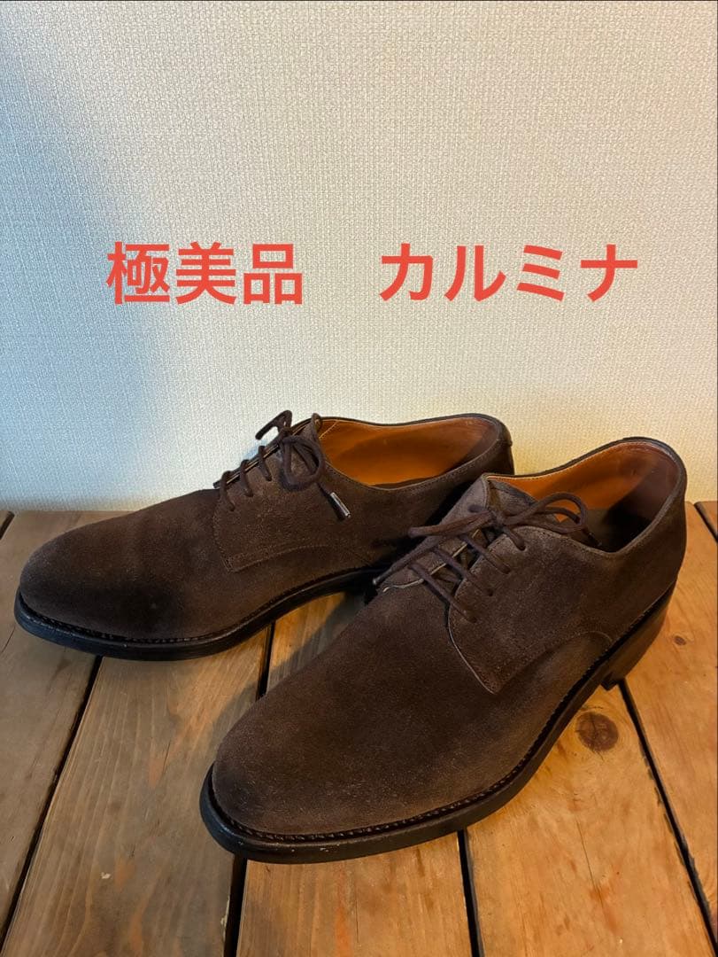 カルミナ　スエードプレーントゥ　5.5表記