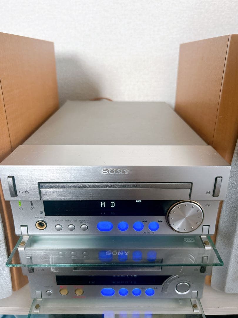 SONY CD MDコンポ　日本製　JMD-7 ビンテージ
