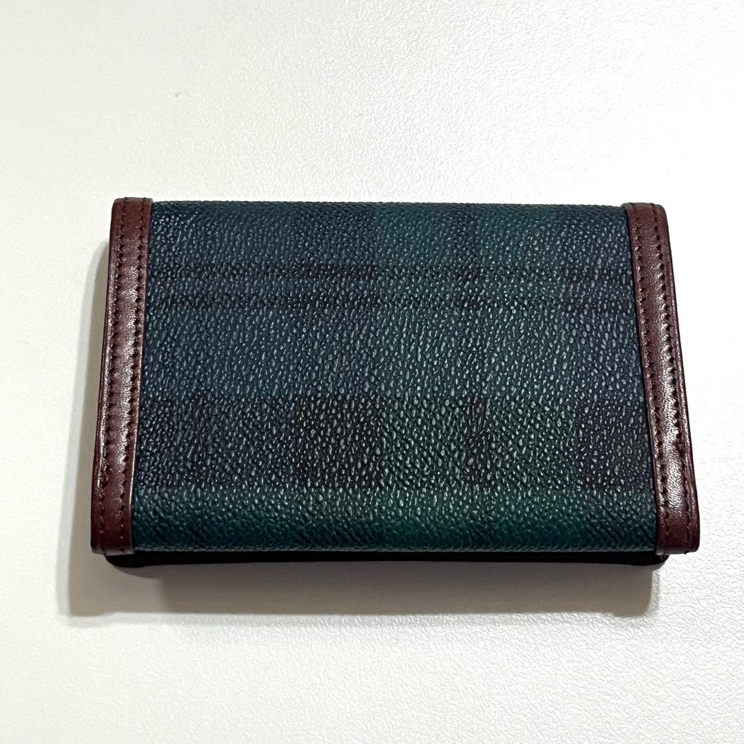 【新品】Polo Ralph Lauren 名刺入れ グリーン・ブラックチェック