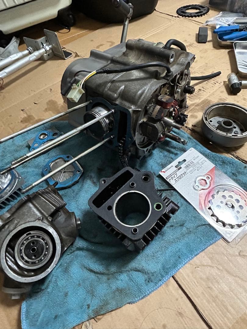 レ*ガ様 スーパーカブ75ccエンジン　ハイカム　ガスケット　75ccエンジン