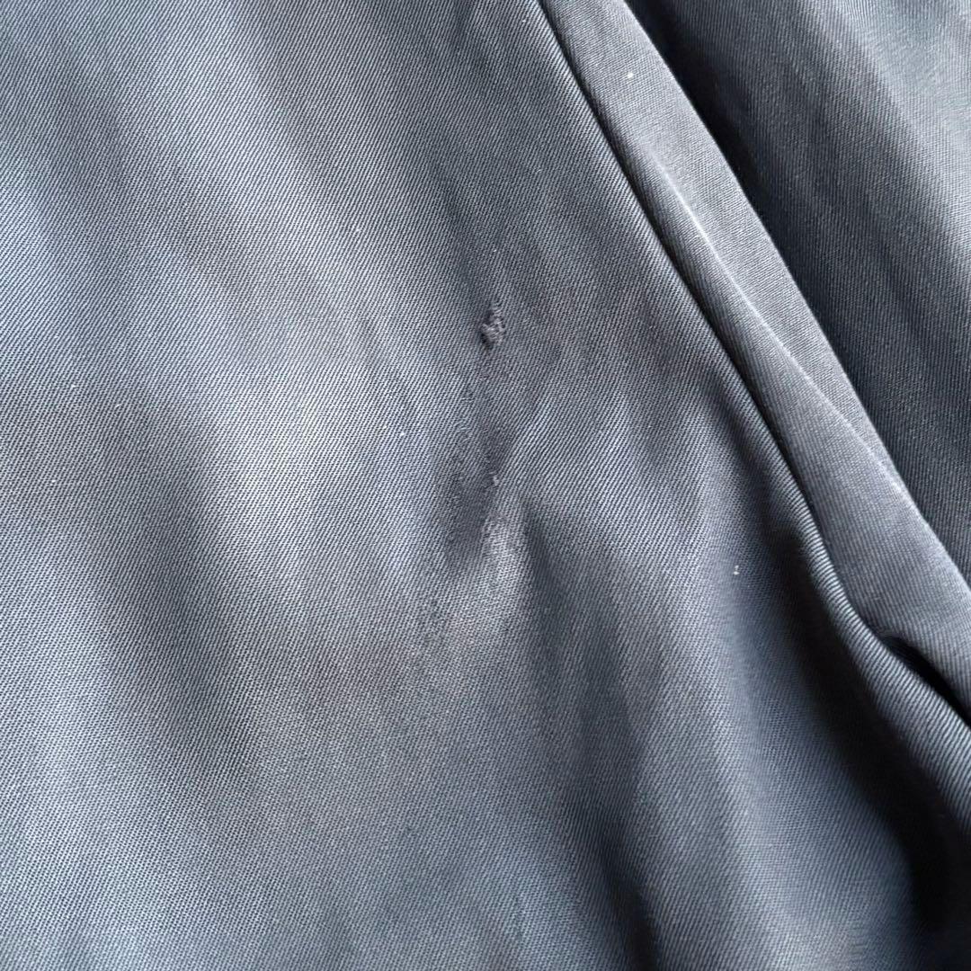 90s カナダ製 ブルックスブラザーズ 古着 ワイドウールスラックス ネイビー