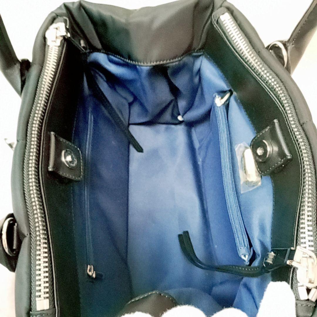 【極美品】ダイアナ ハンドバッグ ショルダーバッグ 2way 3層 ナイロン