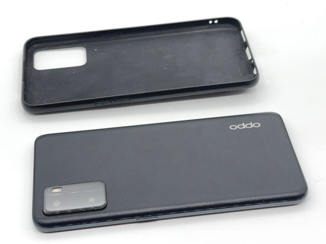 【美品】OPPO A55s 5G ブラック 64GB ケースとガラスフィルム付き