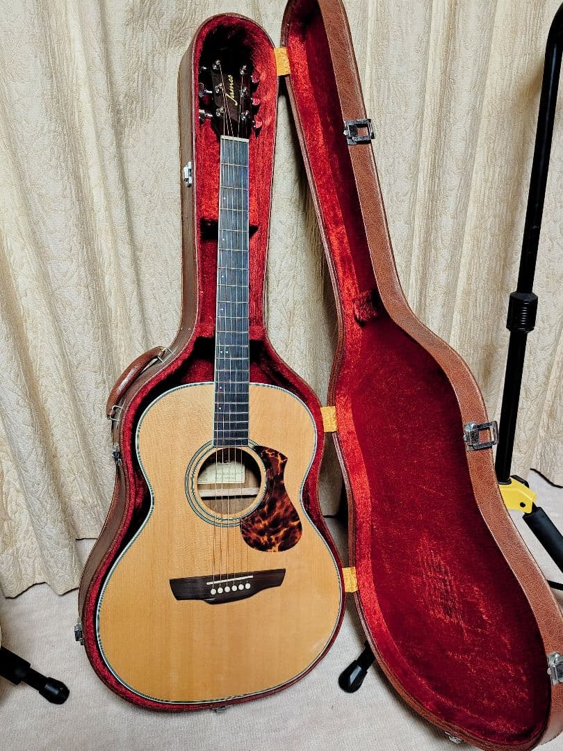 美品トップ単板エレアコ　JAMES J-500A/OVA NAT