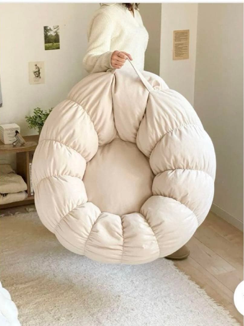 販売終了品✨　tofu トーフ ビーズソファ アネモネ ホワイト 白