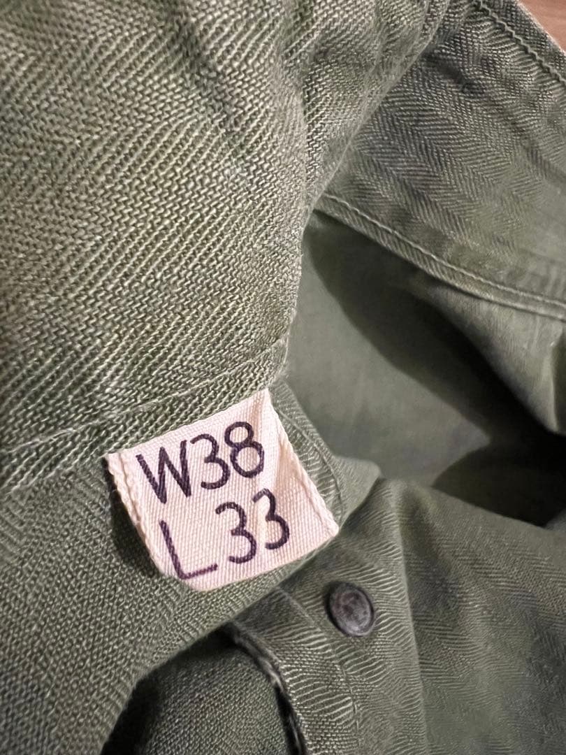 ヴィンテージ 40年代 US ARMY HBTユーティリティ米軍 ベルベルジン