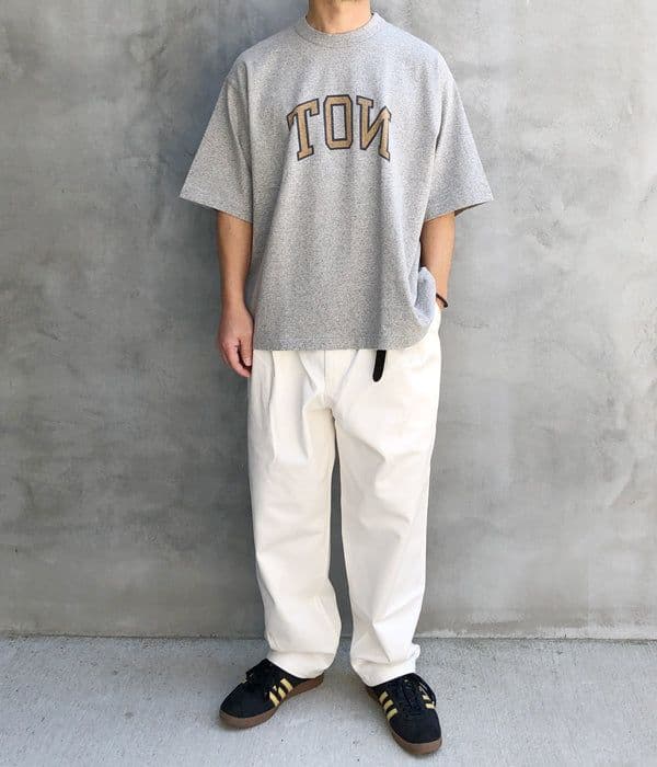 パンツ DESCENDANT DC-3 TWILL TROUSERS White