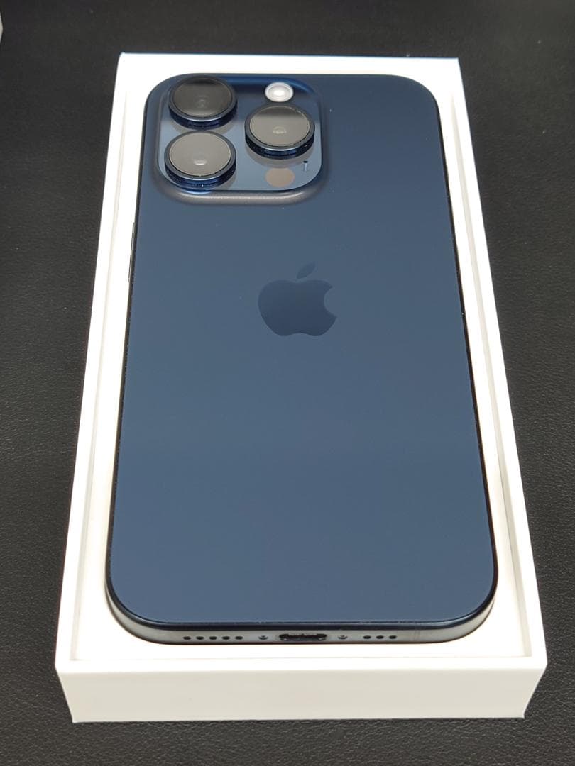 iPhone 15 Pro 本体 128G ブルーチタニウム 超美品