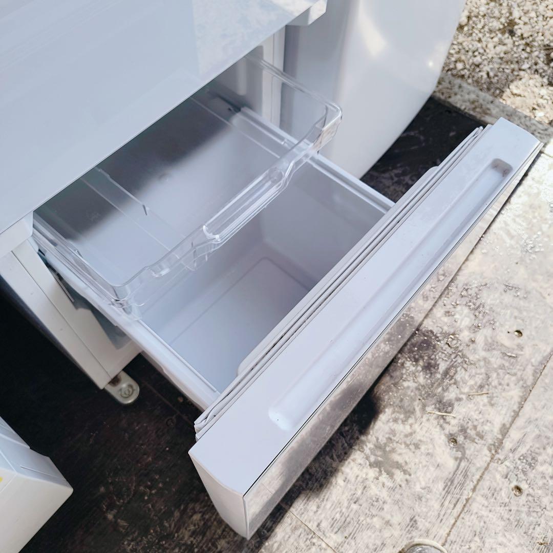 運搬取付無料！ホワイト✖︎ホワイト　冷蔵庫洗濯機2点セット！ハイセンス東芝完動品！