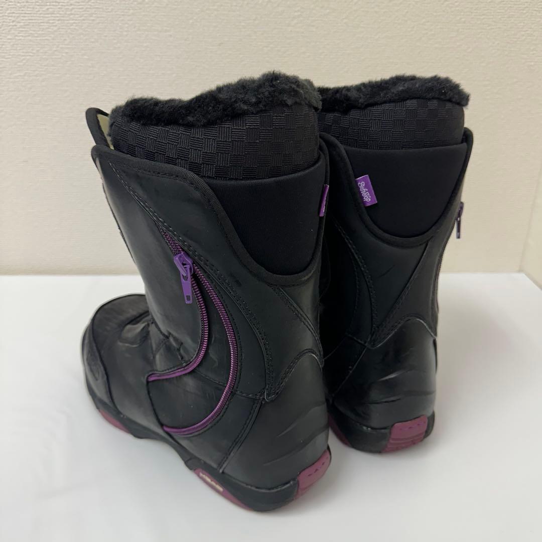 HEAD スノーボードブーツ 女性用 ブラック×パープル 23.5cm