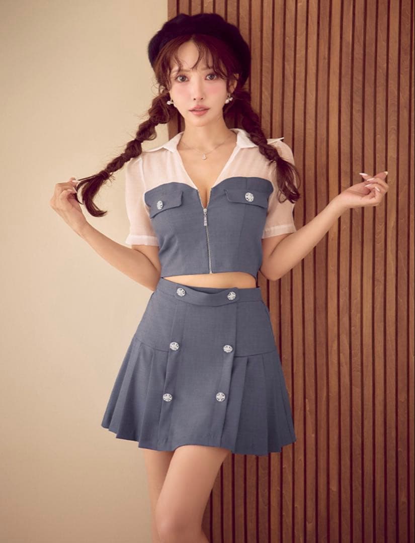 sugar Andy キャバドレス グレー Sサイズ