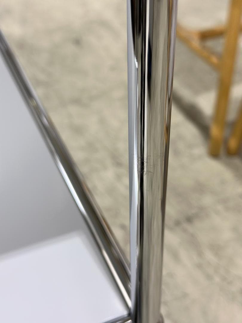 正規品!ほぼ未使用品■USMハラー■キャビネット　2列2段　ライトグレー　鍵なし