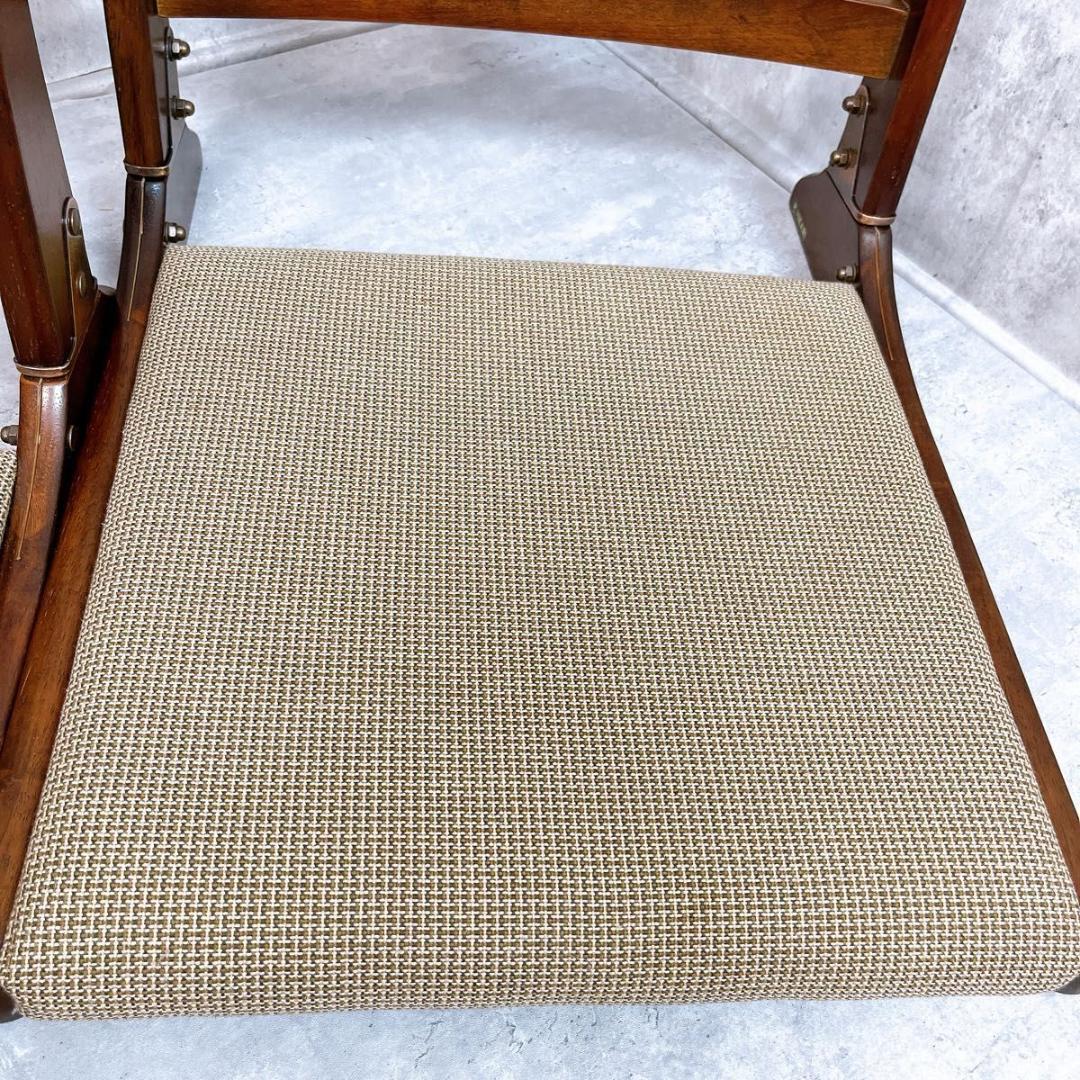 【美品】光製作所 hikari 折りたたみ座椅子 ２脚 和室 旅館 昭和レトロ