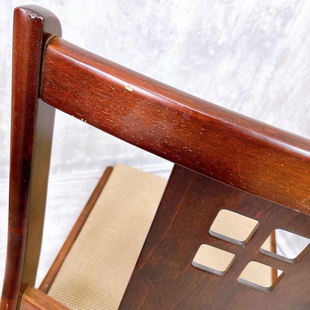 【美品】光製作所 hikari 折りたたみ座椅子 ２脚 和室 旅館 昭和レトロ