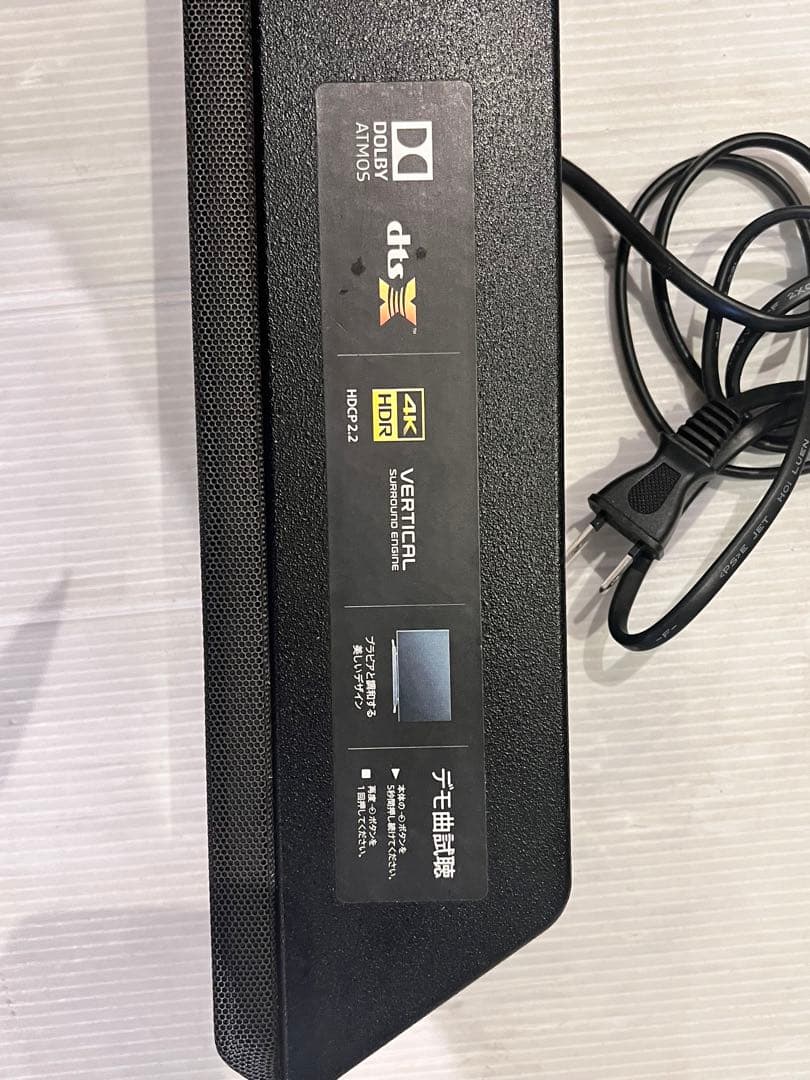 美品　SONY HT-X9000F サウンドバー/ホームシアターシ2018年製