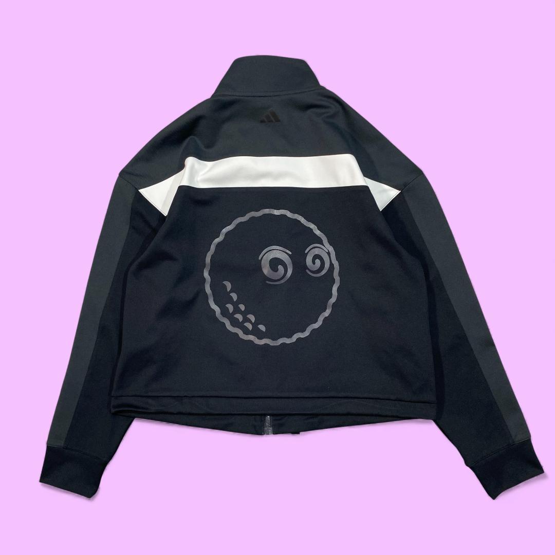 マルボン ゴルフ×アディダス 長袖 フルジップ ジャケット M ブラック