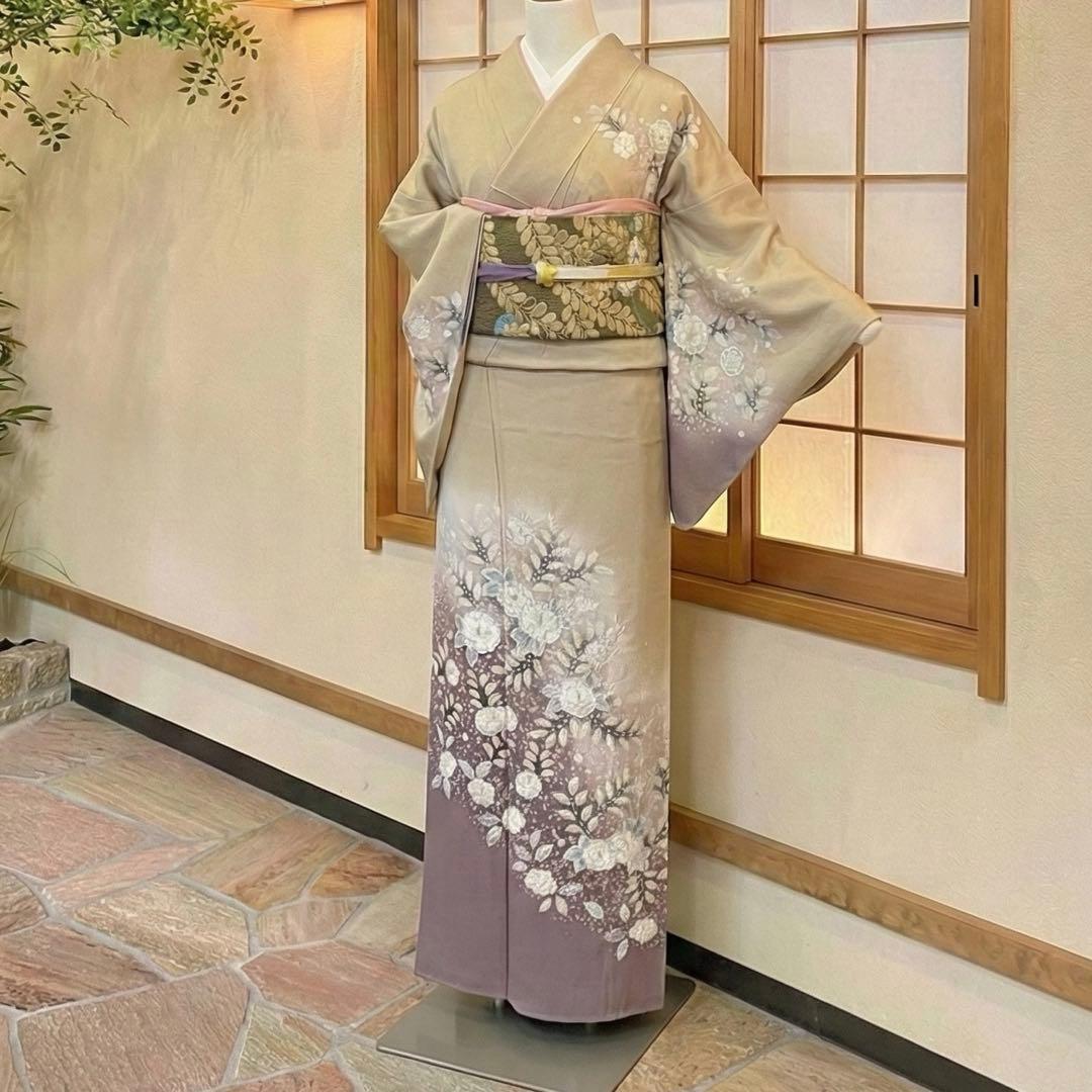 訪問着フルセット　正絹【260▪︎】入学式、　作家　辻が花