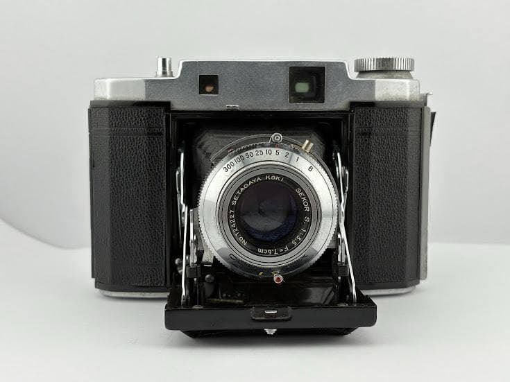 ★良品★マミヤMAMIYA-6 / SEKOR S. 7.5cm F3.5 蛇腹