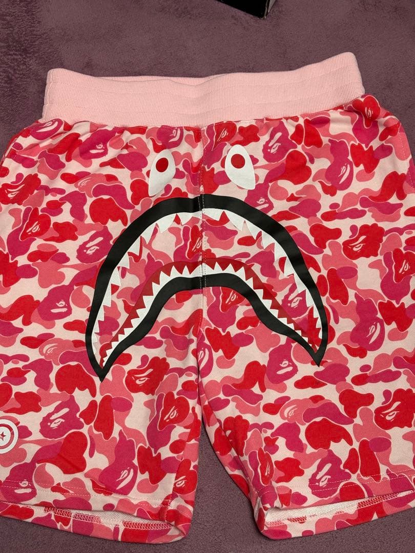 A BATHING APEショートパンツシャー ク ABC CAMO